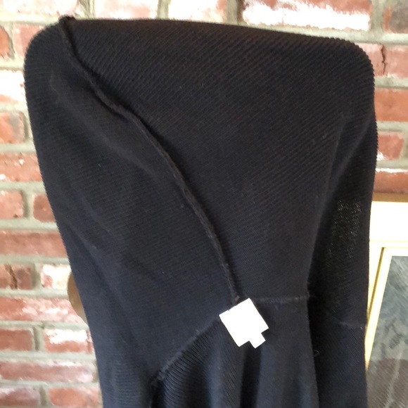 Cardigan hoodie black sweater - Picture 8 of 8